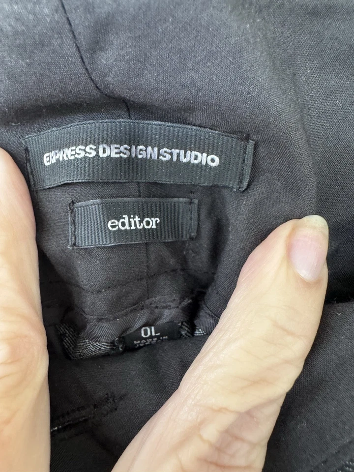 Express Design Studio Editor 女式尺码 0 L 灰色裤子 Bootcut 正装裤 — 第 4/4 张图片