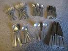 STERLING SILVER GORHAM FLATWARE 84 PIECES ETRUSCAN