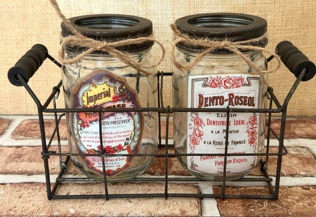 Light Votive Candle Holders In Wire Basket Primitive Farm-co