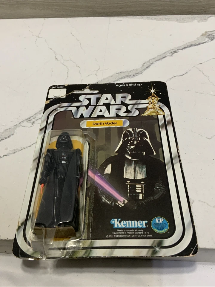 1977 Original Vintage Kenner Star Wars Darth Vader 12 back figure 38230 - Image 3 of 4
