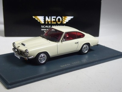 (KI-06-45) Neo Scale Models 43913 BMW 1600 GT weiß in 1:43 in OVP, 2. Wahl