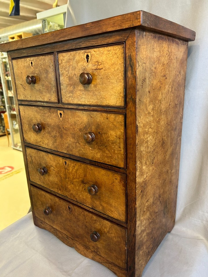 Rare Antique Walnut Writing Slope within Drawers | eBay UK