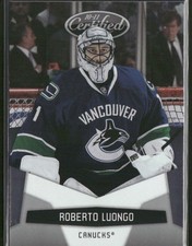 2010-11 Panini Certified Roberto Luongo #142 Vancouver Canucks