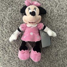 Minnie Mouse Plush Pink Dress Disney Official Brand 15 in plush toy 9  New