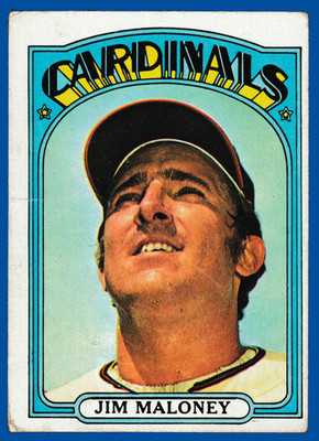 1972 Topps - Jim Maloney #645 - St. Louis Cardinals
