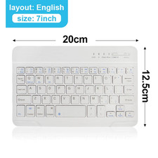 Mini Bluetooth Keyboard RGB Wireless Keyboard 10 Inch Backlit Keyboard Backlight