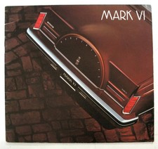 LINCOLN MK VI Car Sales Brochure LF USA 1982 # 10-81 P 8108 Rev