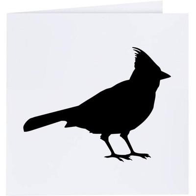 Grußkarten ''Kardinal Vogel Silhouette'' (GC059186)