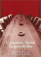Second Edition of Corporate Social Responsibility by Farmer, , Very Good Book