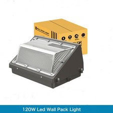 120W Led Wall Pack Light With photocell Dusk ...