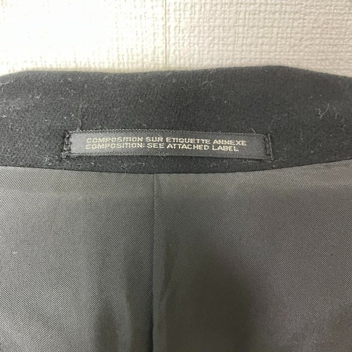 Yohji Yamamoto Pour Homme Coat Jacket High Neck 2-Way Cotton Men's 4 - Picture 17 of 18