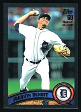 Joaquin Benoit Detroit Tigers 2011 Topps Black #521 SN /60