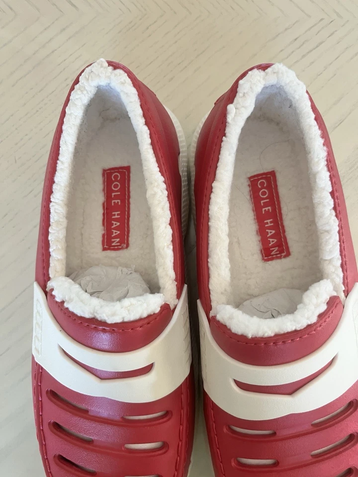 Nuevo Mocasín Cole Haan Grand 360 Goma Sherpa Forrado Rosa Goma W 10B/M Talla 8 Foto 2 de 4