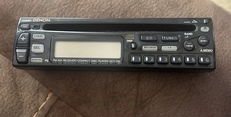 DENON DCT-650 CAR STEREO FACEPLATE ONLY  Original Factory Issued