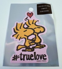 Woodstock Herz Heart Love Peanuts Aufkleber Flake Sticker Wasserfest / NEU Japan