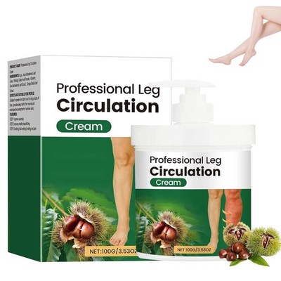 Herbal Leg Circulation Cream - Quick Absorbing Formula for Daily Comfort (100ml)