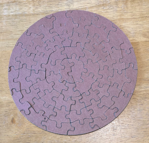 Tuco Round Miniature Puzzle - Complete - Tulip Time In Holland - Over 55 Pcs - Picture 4 of 7