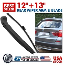 Set Of 12"+13" Durable Rear Wiper Blade & Arm OEM Quality Replacement All Season