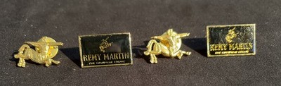 REMY MARTIN FINE CHAMPAGNE COGNAC Tie Tack Lapel/Hat Pin lot 4 pin