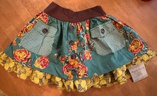 Persnickety Boutique Flare Skirt Floral Design Size 6