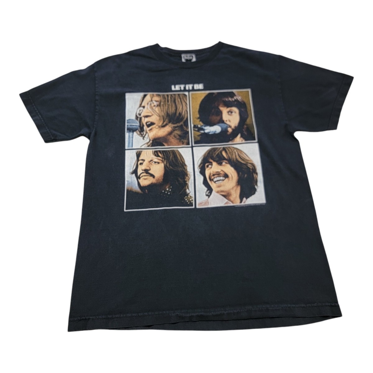 デッドストック The Beatles LET IT BE Tシャツ Y2K Vintage The Beatles Y2K 2005 T Shirt Let It Be Size Large