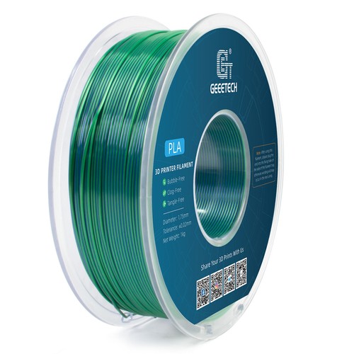 Geeetech Silk PLA filament 1,75 mm 1kg 2-wielokolorowy do drukarki 3D wielokolorowy DE - Zdjęcie 16 z 18