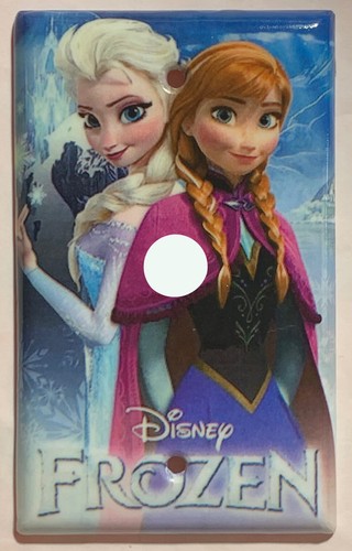Frozen Elsa Anna Light Switch Power Duplex Outlet wall Cover Plate Home decor - Picture 32 of 40