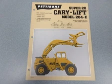 Rare Pettibone Cary Lift Super 20 Sales Sheet