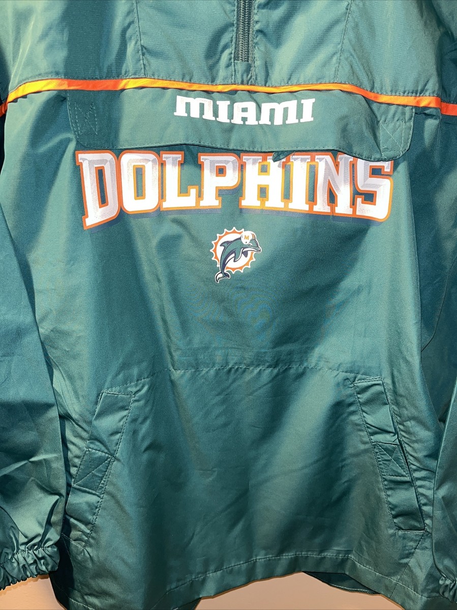 Miami Dolphins Reebok Lサイズ ジャケット Miami Dolphins Reebok Retro Gridiron Classic Reversible Full