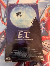 E.T. ET The Extra Terrestrial VHS 1982 Rare Green and Black Tape Spielberg