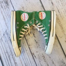 Vintage 60s Converse All Star Chuck Taylor HI Coach Shoes Made in USA Size 4.5
