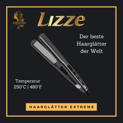 Lizze Extreme Titan 250 °C / 480 °F professionell haarglätter 32mm heitzplatten