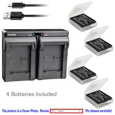 Kastar Battery Slim Dual Charger for Ricoh DB-60 & Ricoh GR Digital III WG-M1