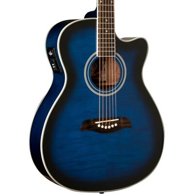 Oscar Schmidt Oaceftbl Auditorium Acoustic Electric Guitar
