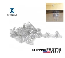 5mm  Clear Plastic peg Metal Pin Stud Shelf Support for Cabinet Bookcase