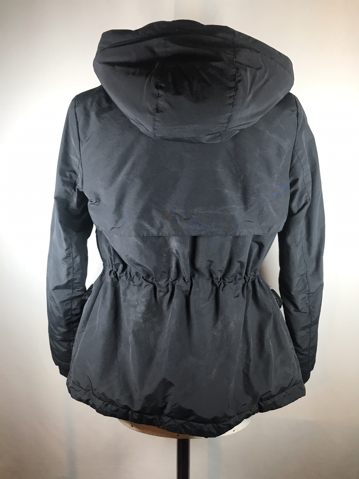 Zara Basic Outerwear Puffy Jacket Zip Up 2 Flap F… - image 4