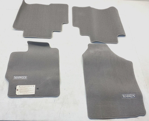 New OEM genuine Floor Mats Medium Gray Toyota Yaris Sedan 2007-2011 ...