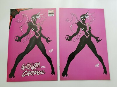 KING IN BLACK: GWENOM vs. CARNAGE #1 DAVID NAKAYAMA EXCLUSIVE VARIANT COMIC 
