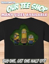 MINIONS - Custom Shirt Funny Cartoon Movie - Free Shipping