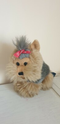 Cane dog yorkshire Trudi vintage plush peluche soft toy 15 cm