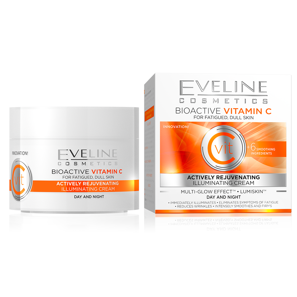 EVELINE -  Bioactive Vitamin C Actively Rejuvenating & Illuminating Cream 50ml - Image 5