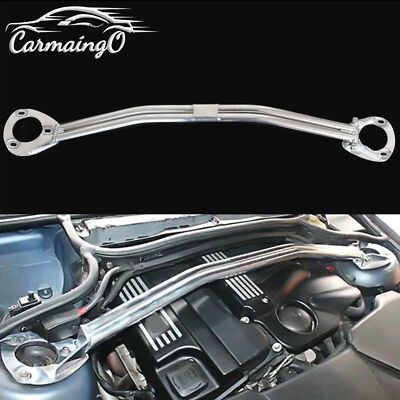 Front Upper Strut Tower Brace Engine Mount Bar Rod for BMW E46 3 Series 98-05