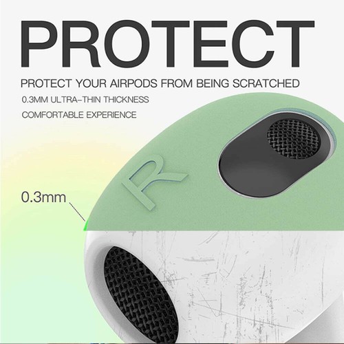 2Pair Silicone Case Cover Caps Earbuds Tips For Airpods 3 3rd Generation 2021 D - Picture 9 of 12