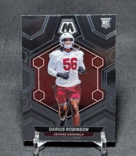 Darius Robinson Rookie RC 2024 Mosaic Football Card #327 Arizona Cardinals. rookie card picture
