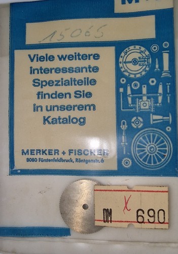 M+F Merker Fischer Nº Hoja de sierra 15065 16 mm 2 piezas nueva embalaje original | Zustand: Neu