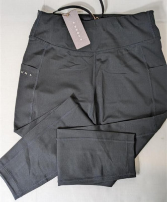 Fohn   7/8-Trekkinglegging für Damen   schwarz   UK-Größe 8