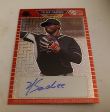 YOLBERT SANCHEZ 2021 Leaf Pro Set Metal AUTO Red Mojo Prizm RC White Sox MINT 