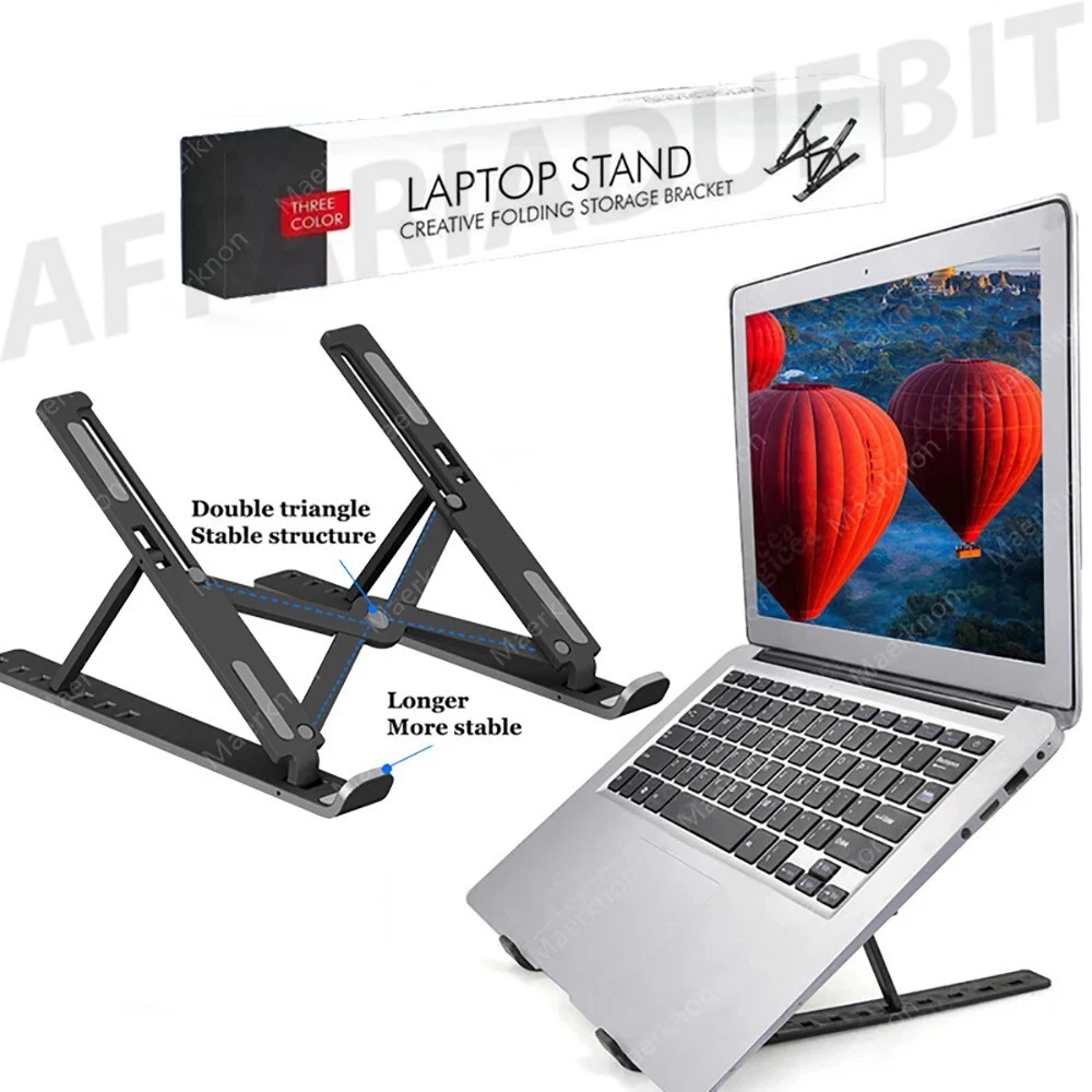 Tavolino da Letto Porta PC, Regolabile Tavolo per Portatile Pieghevole, Laptop & Tablet, 44x73x34,5 cm,Grigio, Relaxdays | Leroy Merlin