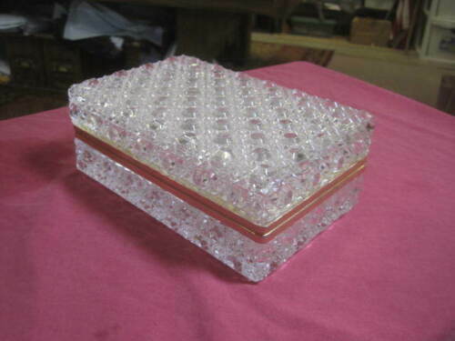 Vintage Baccarat Style Crystal Jewelry Box/Caskets (Two Versions) - Picture 9 of 9