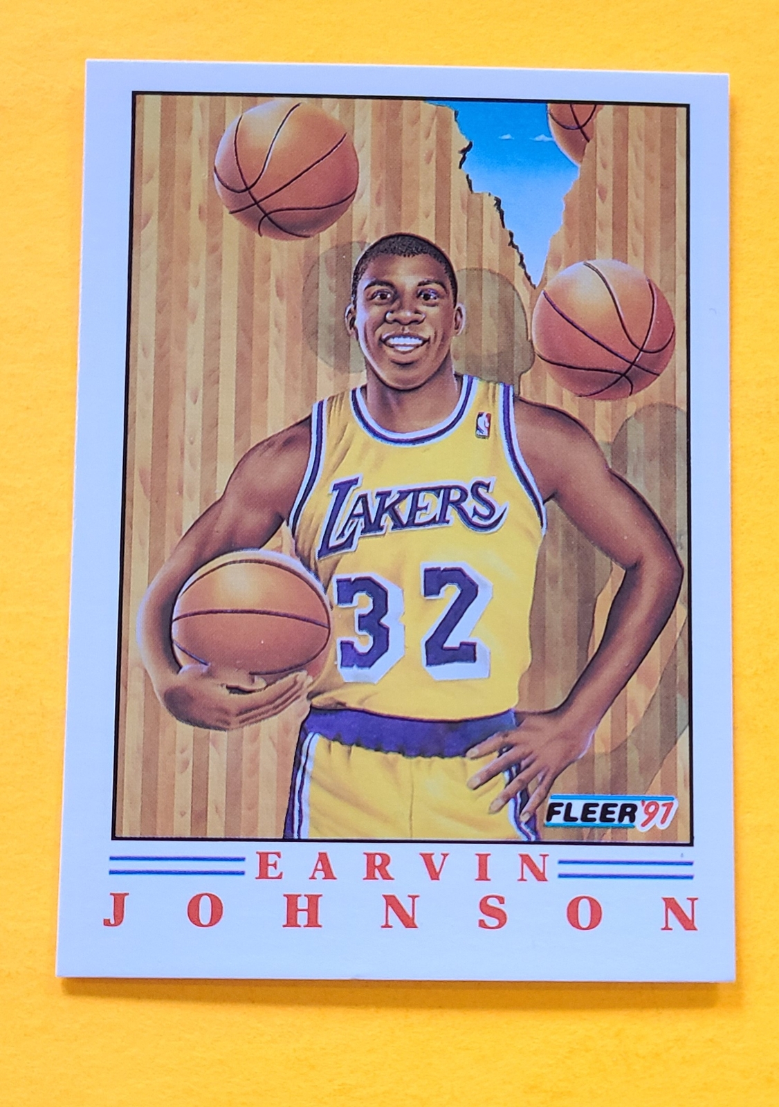 1991-92 Fleer #6 Earvin Johnson Pro-Visions